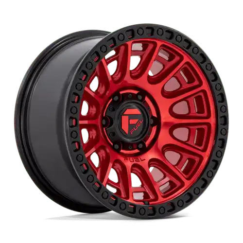 D834 17X9 5X5.0 C-RED-BLK-RG -12MM