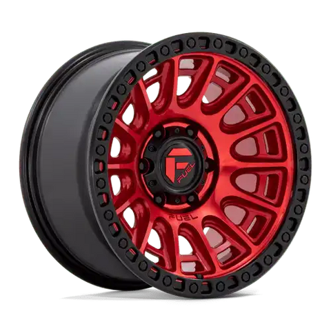 D834 17X9 6X5.5 C-RED-BLK-RG 1MM