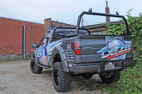 Dee Zee DZ95073TB Aluminum Rear Truck Rack, Texture Black