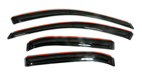 Ventvisor Deflector; Smoke; In-Channel; 4 pc. - MyTruckPoint