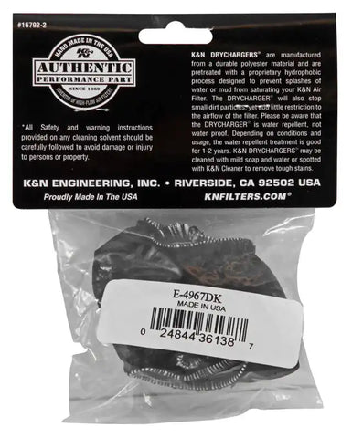 K&N E-4967DK Accessories