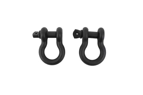 Fishbone Offroad FB21039 - D Ring 3/4 Inch Gloss Black 2 Piece Set