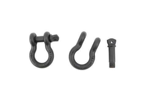 Fishbone Offroad FB21039 - D Ring 3/4 Inch Gloss Black 2 Piece Set