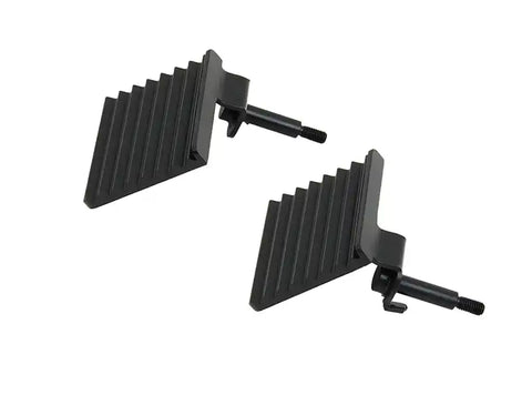 Fishbone Offroad FB21040 - Jeep JK Foot Peg 07-18 Wrangler Set Black