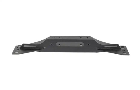 Fishbone Offroad FB21052 - Jeep TJ Winch Plate Steel 97-06 Wrangler Black Textured Powdercoat Piranha Series