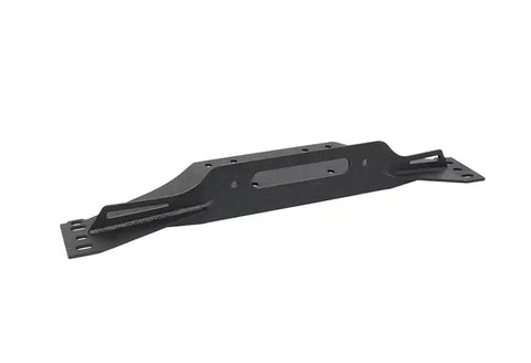 Fishbone Offroad FB21052 - Jeep TJ Winch Plate Steel 97-06 Wrangler Black Textured Powdercoat Piranha Series