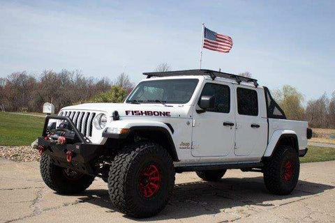 Fishbone Offroad FB21246 - Gladiator Chase Rack W/Molle Panel for 20-Pres Jeep