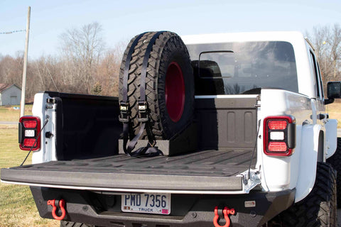 Fishbone Offroad FB21301 - Bed Mounted Spare Tire Mount