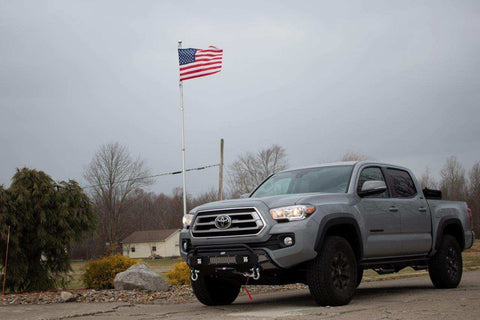 Fishbone Offroad FB21311 - 2016-Present Toyota Tacoma Center Stubby Front Bumper