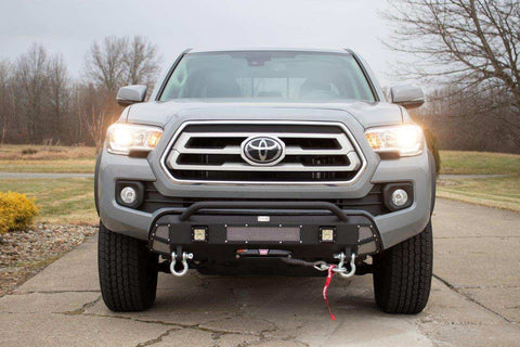 Fishbone Offroad FB21311 - 2016-Present Toyota Tacoma Center Stubby Front Bumper
