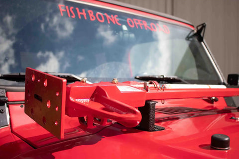 Fishbone Offroad FB21313 - 1997-2006 Jeep Wrangler TJ Hi- Lift Jack Mount
