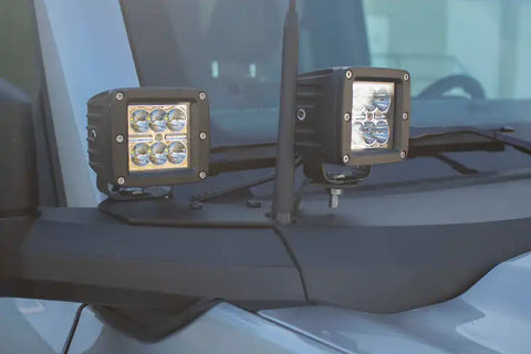 Fishbone Offroad FB21350 - 2022-Present Bronco Cowl Light Brackets