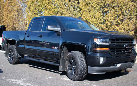 Fishbone Offroad FB21382 - 07-18 Silverado 1500/2500/3500 Double Cab 5 Inch Oval Side Steps
