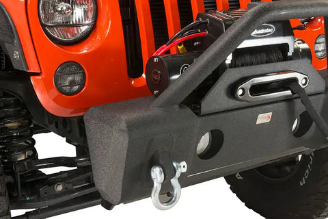 Fishbone Offroad FB22001 - Jeep JK Stubby Bumper W/Tube Guard 07-18 Wranger Black Texured Powercoated