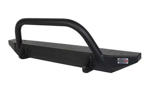 Fishbone Offroad FB22048 - Jeep TJ Front Bumper W/Winch Guard 97-06 Wrangler Rubicon and Unlimited Steel Black Textured Powdercoat Piranha Series