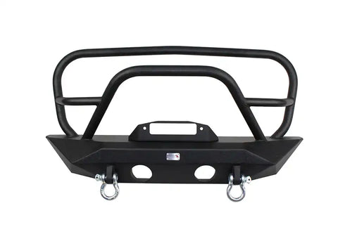 Fishbone Offroad FB22062 - Jeep JK Front Winch Bumper W/Grille Guard 07-18 Wrangler Manowar Series
