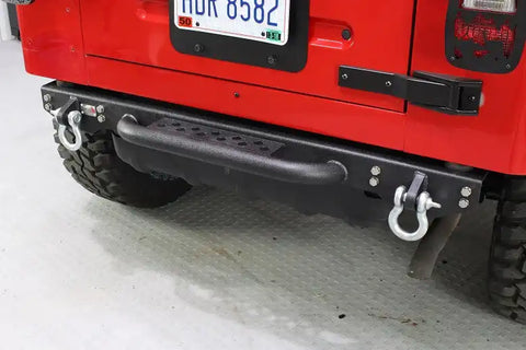 Fishbone Offroad FB22072 - Jeep TJ Rear Bumper W/Step 97-06 Wrangler Piranha Series