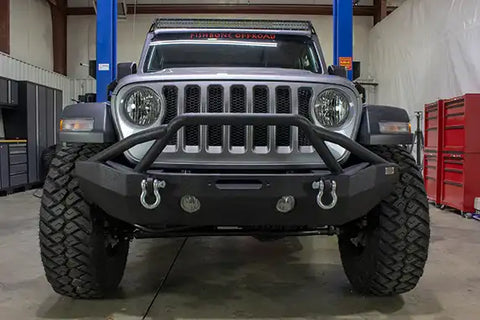Fishbone Offroad FB22088 - Jeep JL Mid-Width Winch Front Bumper 2018-Present Wrangler