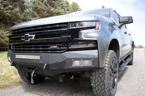 Fishbone Offroad FB22389 - 2019-2021 Chevy Silverado 1500 Rockfish Front Bumper