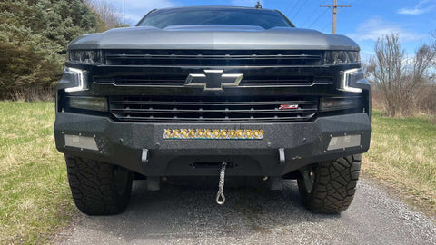 Fishbone Offroad FB22389 - 2019-2021 Chevy Silverado 1500 Rockfish Front Bumper