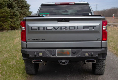 Fishbone Offroad FB22394 - 2019-2022 Chevy Silverado 1500 Rockfish Rear Bumper
