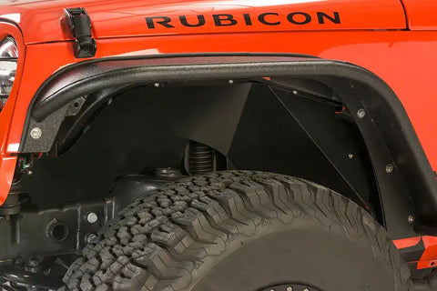 Fishbone Offroad FB23006 - Jeep JK Tube Fenders 07-18 Wrangler Front/Rear Set Of 4 Steel Black Textured Powdercoat