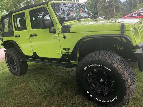 Fishbone Offroad FB23053 - Jeep JK Rocker Guards Scale Armor 07-18 Wrangler 4 Door