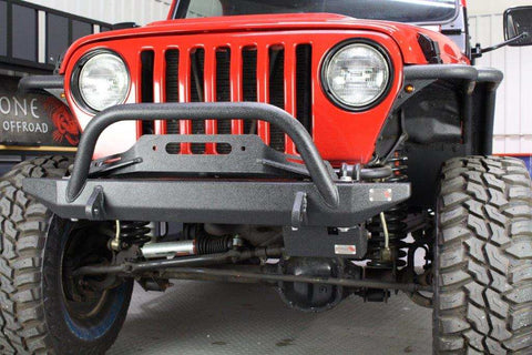 Fishbone Offroad FB23065 - Jeep TJ Steering Box Skid Plate 97-06 Wrangler Black Textured Powdercoat
