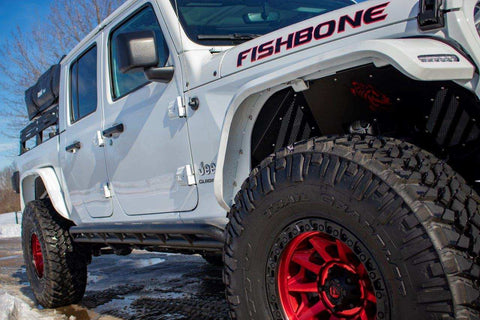 Fishbone Offroad FB23142 - 2020-Present Jeep Gladiator JT Rocker Guards