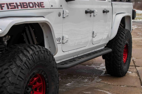Fishbone Offroad FB23143 - 2020-Present Jeep Gladiator JT Step Sliders