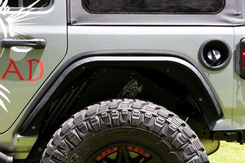 Fishbone Offroad FB23194R - Wrangler Rear Fenders Elite Steel For 18-Pres JL