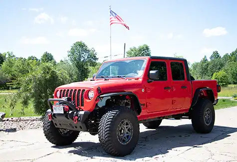 Fishbone Offroad FB23209R - Gladiator Rear Steel Tube Fenders For 2020 Pres JT GladiatorFishbone
