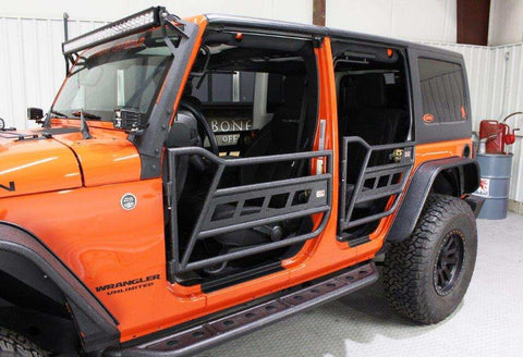 Fishbone Offroad FB24022 - Jeep JK Tube Doors 07-18 Wrangler 4 Door Front/Rear