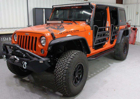 Fishbone Offroad FB24022 - Jeep JK Tube Doors 07-18 Wrangler 4 Door Front/Rear
