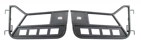 Fishbone Offroad FB24077 - Jeep TJ Front Tube Doors 97-06 Wrangler Black Textured Powdercoat Steel