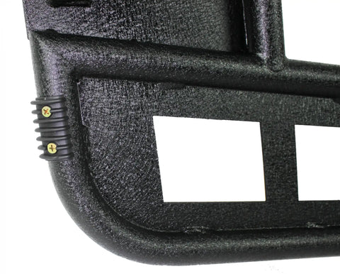 Fishbone Offroad FB24077 - Jeep TJ Front Tube Doors 97-06 Wrangler Black Textured Powdercoat Steel
