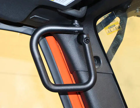 Fishbone Offroad FB25033 - Jeep JK Grab Handles Front 07-18 Wrangler 2/4 Door Steel Black Textured Powdercoat