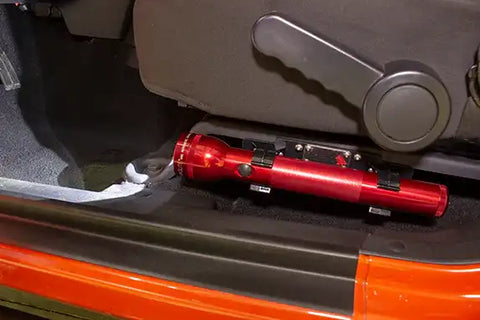 Fishbone Offroad FB25091 - Jeep JK Flashlight Mount Front Seat 07-18 Wrangler