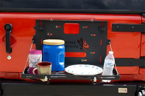 Fishbone Offroad FB25137 - Jeep JK Tailgate Table 07-18 Wrangler