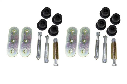 Fishbone Offroad FB27221 - Front or Rear Greaseable Shackles For 87-95 Jeep YJ Wrangler