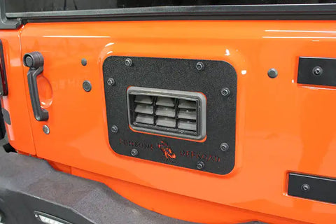 Fishbone Offroad FB31042 - Jeep JK Tailgate Plate 07-18 Wrangler Aluminum Black Textured Powercoat