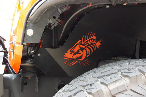 Fishbone Offroad FB31117 - Jeep JK Inner Fender Accent Plate 07-18 Wrangler