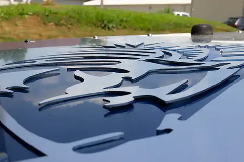Fishbone Offroad FB31124 - Jeep TJ Hood Louver Raw Unpainted 97-02 Wrangler