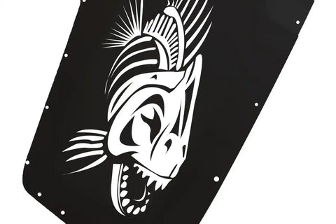 Fishbone Offroad FB31132 - Jeep TJ Hood Louver 03-06 Wrangler Black