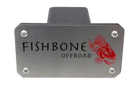 Fishbone Offroad FB32096 - Hitch Cover For 2 Inch Black Powdercoated Steel