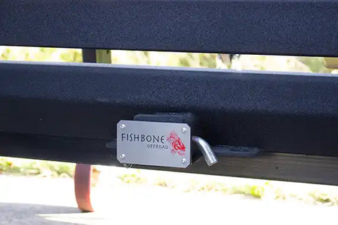 Fishbone Offroad FB32096 - Hitch Cover For 2 Inch Black Powdercoated Steel