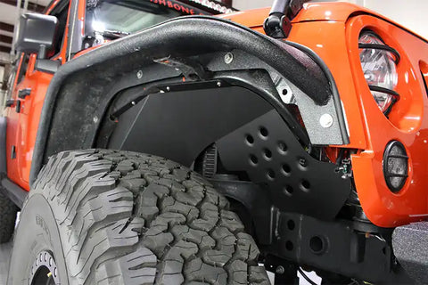 Fishbone Offroad FB33007F - Jeep JK Front Inner Fenders 07-18 Wrangler Aluminum