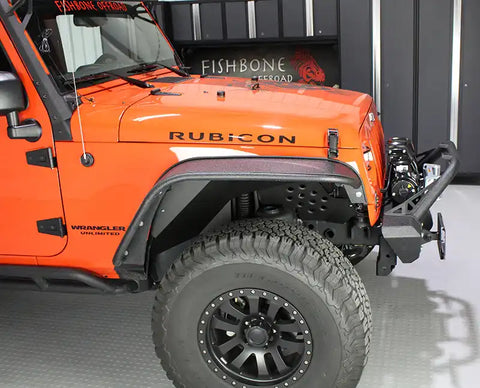 Fishbone Offroad FB33007F - Jeep JK Front Inner Fenders 07-18 Wrangler Aluminum