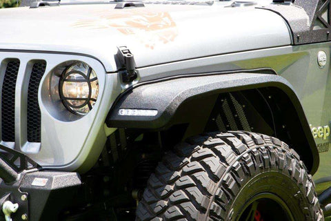 Fishbone Offroad FB33195F - Jeep Front Fenders Elite Aluminum for 18-Pres Wrangler JL/Gladiator