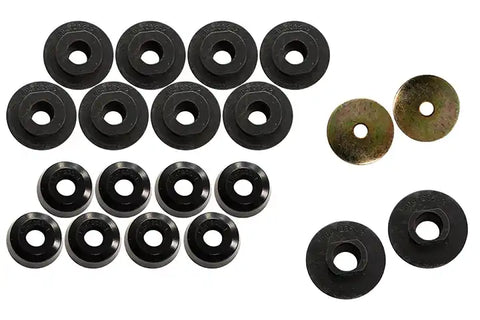Fishbone Offroad FB47235 - F-250 Body Mount Kit 08-18 Black Poyurethane